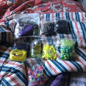 Colorful Bead and Cord Craft Set